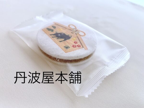 花月　丑絵馬　(栗羊羹）   ※季節商品につき現在休売中です。 - 画像 (2)