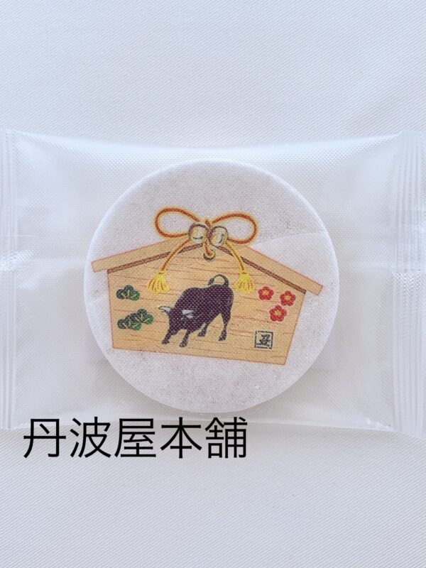 花月　丑絵馬　(栗羊羹）   ※季節商品につき現在休売中です。